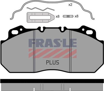 FRAS-LE PD/112-K007-PLUS - Kit de plaquettes de frein, frein à disque cwaw.fr