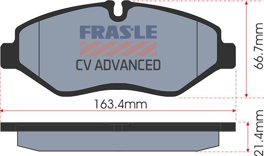 FRAS-LE PD/189-CV - Kit de plaquettes de frein, frein à disque cwaw.fr