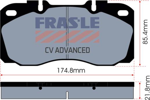 FRAS-LE PD/139-CV - Kit de plaquettes de frein, frein à disque cwaw.fr