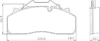 FRAS-LE PD/131-K015 _ CV Advan - Kit de plaquettes de frein, frein à disque cwaw.fr