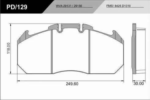 FRAS-LE PD/129-K09_CV Advanced - Kit de plaquettes de frein, frein à disque cwaw.fr