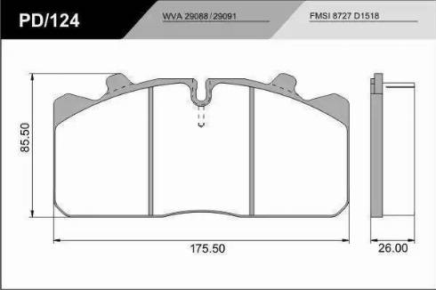 FRAS-LE PD/124-K18_HD PRO - Kit de plaquettes de frein, frein à disque cwaw.fr