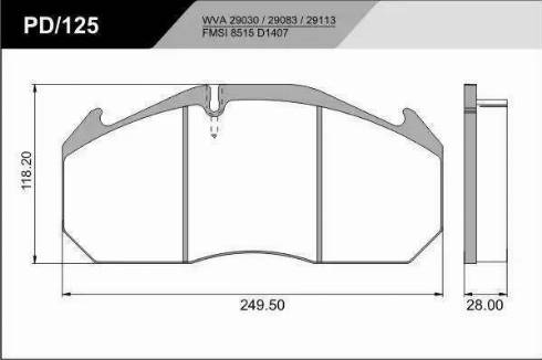 FRAS-LE PD/125_CV Advanced - Kit de plaquettes de frein, frein à disque cwaw.fr