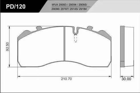 FRAS-LE PD/120-K20_HD PRO - Kit de plaquettes de frein, frein à disque cwaw.fr