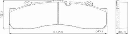 FRAS-LE PD/170-K016 _ CV Advan - Kit de plaquettes de frein, frein à disque cwaw.fr