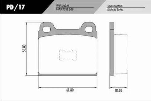 FRAS-LE PD/17 - Kit de plaquettes de frein, frein à disque cwaw.fr