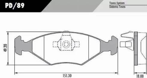 FRAS-LE PD/89 - Kit de plaquettes de frein, frein à disque cwaw.fr