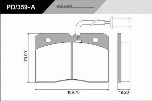 FRAS-LE PD/359-A_CV Advanced - Kit de plaquettes de frein, frein à disque cwaw.fr