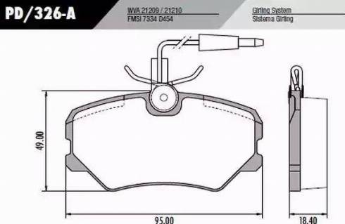 FRAS-LE PD326A - Kit de plaquettes de frein, frein à disque cwaw.fr