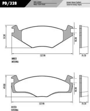 FRAS-LE PD328 - Kit de plaquettes de frein, frein à disque cwaw.fr