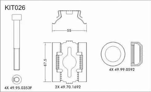 FRAS-LE PD/208-K26_CV Advanced - Kit de plaquettes de frein, frein à disque cwaw.fr