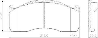 FRAS-LE PD/202-K029 _ CV Advan - Kit de plaquettes de frein, frein à disque cwaw.fr