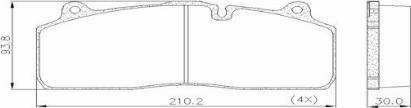 FRAS-LE PD/213-K036 _ CV Advan - Kit de plaquettes de frein, frein à disque cwaw.fr