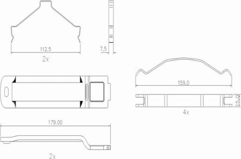 FRAS-LE PD/213-K036 _ CV Advan - Kit de plaquettes de frein, frein à disque cwaw.fr