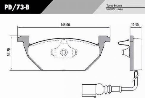 FRAS-LE PD73B - Kit de plaquettes de frein, frein à disque cwaw.fr