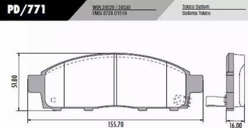 FRAS-LE PD771 - Kit de plaquettes de frein, frein à disque cwaw.fr