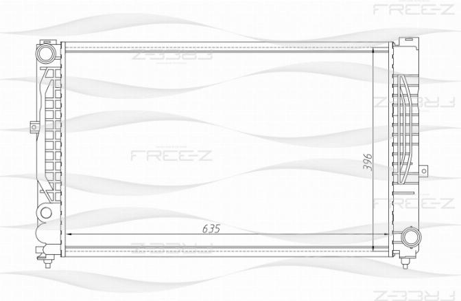 FREE-Z KK0115 - Radiateur, refroidissement du moteur cwaw.fr