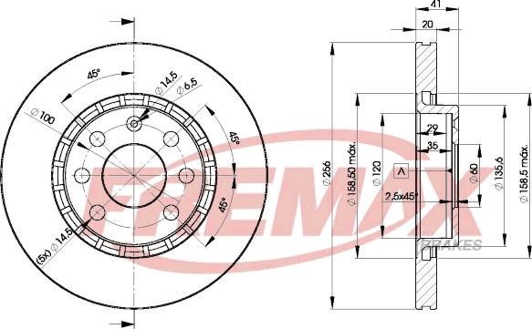 FREMAX BD-9046 - Disque de frein cwaw.fr