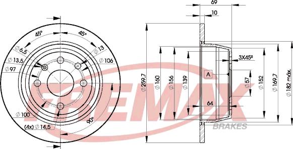 FREMAX BD-9041 - Disque de frein cwaw.fr