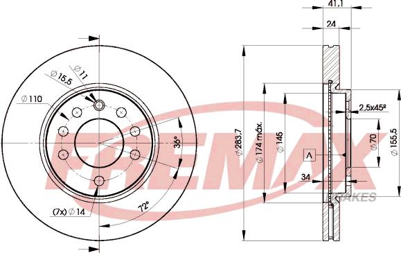 FREMAX BD-9047 - Disque de frein cwaw.fr