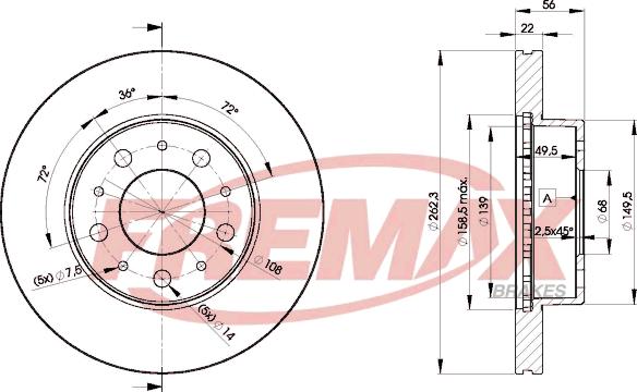 FREMAX BD-9063 - Disque de frein cwaw.fr