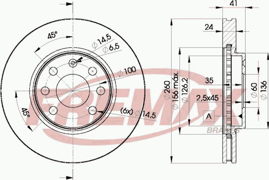 FREMAX BD-9000e - Disque de frein cwaw.fr