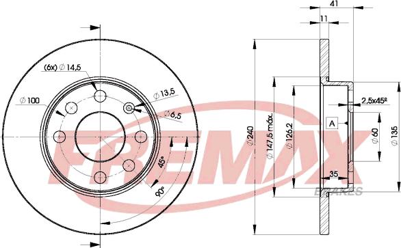 FREMAX BD-9020 - Disque de frein cwaw.fr