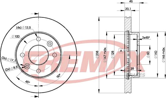 FREMAX BD-9109 - Disque de frein cwaw.fr