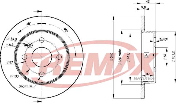 FREMAX BD-9108 - Disque de frein cwaw.fr