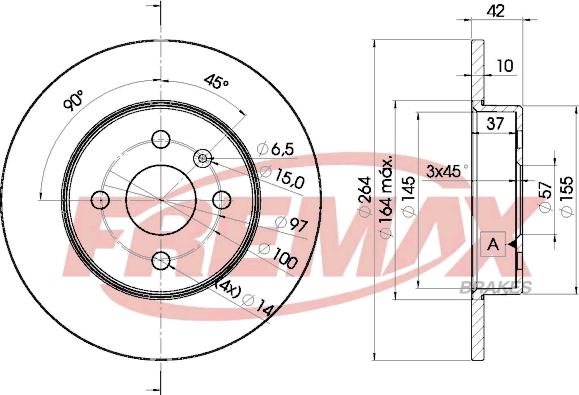 FREMAX BD-9116 - Disque de frein cwaw.fr