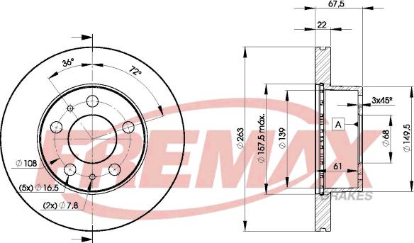 FREMAX BD-9131 - Disque de frein cwaw.fr