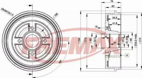 FREMAX BD-9322 - Tambour de frein cwaw.fr