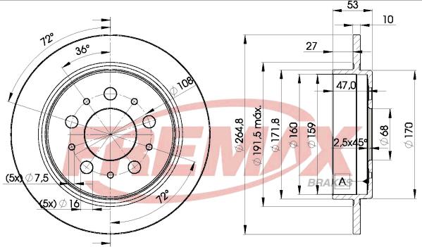 FREMAX BD-9290 - Disque de frein cwaw.fr