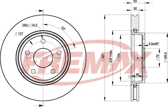 FREMAX BD-9269 - Disque de frein cwaw.fr