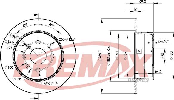 FREMAX BD-9209 - Disque de frein cwaw.fr