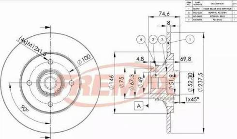 FREMAX BD-4901 - Disque de frein cwaw.fr