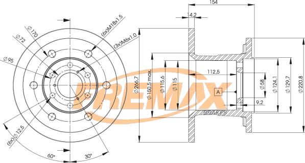 FREMAX BD-4528 - Disque de frein cwaw.fr