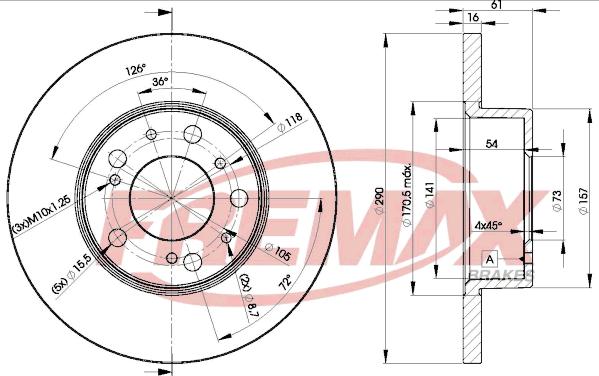 FREMAX BD-4695 - Disque de frein cwaw.fr