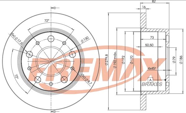 FREMAX BD-4696 - Disque de frein cwaw.fr