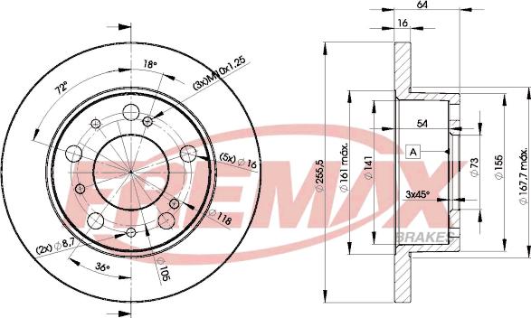 FREMAX BD-4693 - Disque de frein cwaw.fr