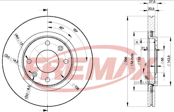 FREMAX BD-4697 - Disque de frein cwaw.fr