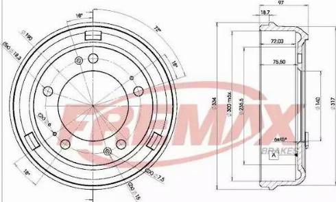 FREMAX BD-4640 - Tambour de frein cwaw.fr