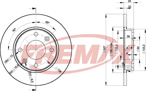 FREMAX BD-4689 - Disque de frein cwaw.fr