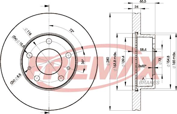 FREMAX BD-4681 - Disque de frein cwaw.fr