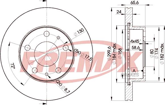 FREMAX BD-4682 - Disque de frein cwaw.fr