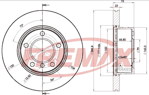 FREMAX BD-4629 - Disque de frein cwaw.fr