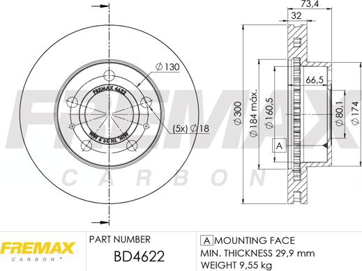 FREMAX BD-4622 - Disque de frein cwaw.fr