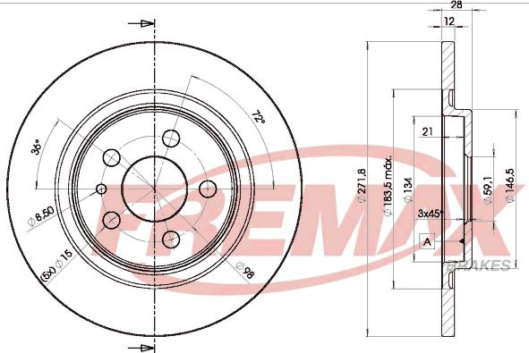 FREMAX BD-4679 - Disque de frein cwaw.fr