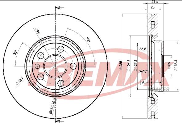 FREMAX BD-4678 - Disque de frein cwaw.fr