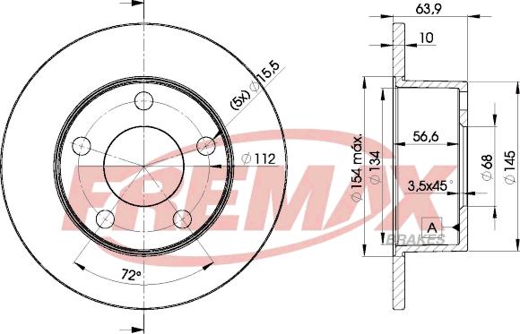 FREMAX BD-4060 - Disque de frein cwaw.fr